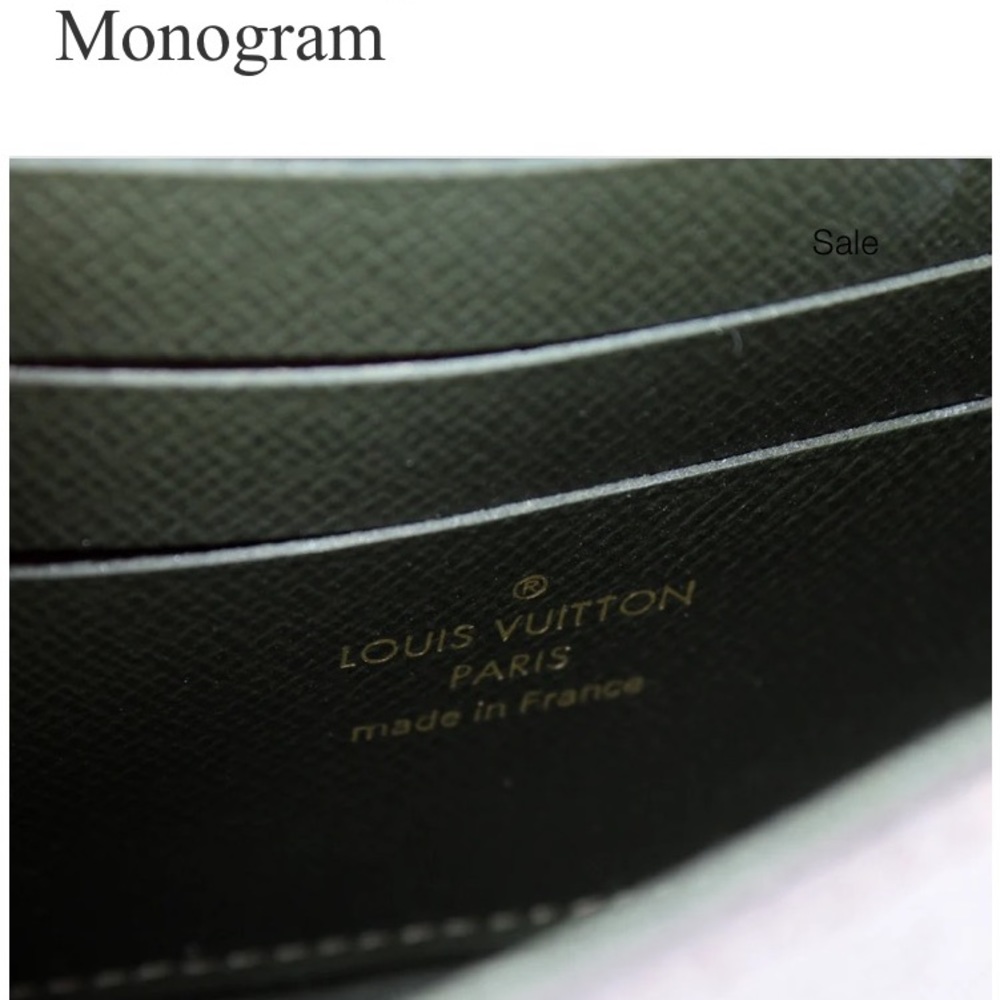 Louis Vuitton crossbody brown with green strap - Picture 2 of 7